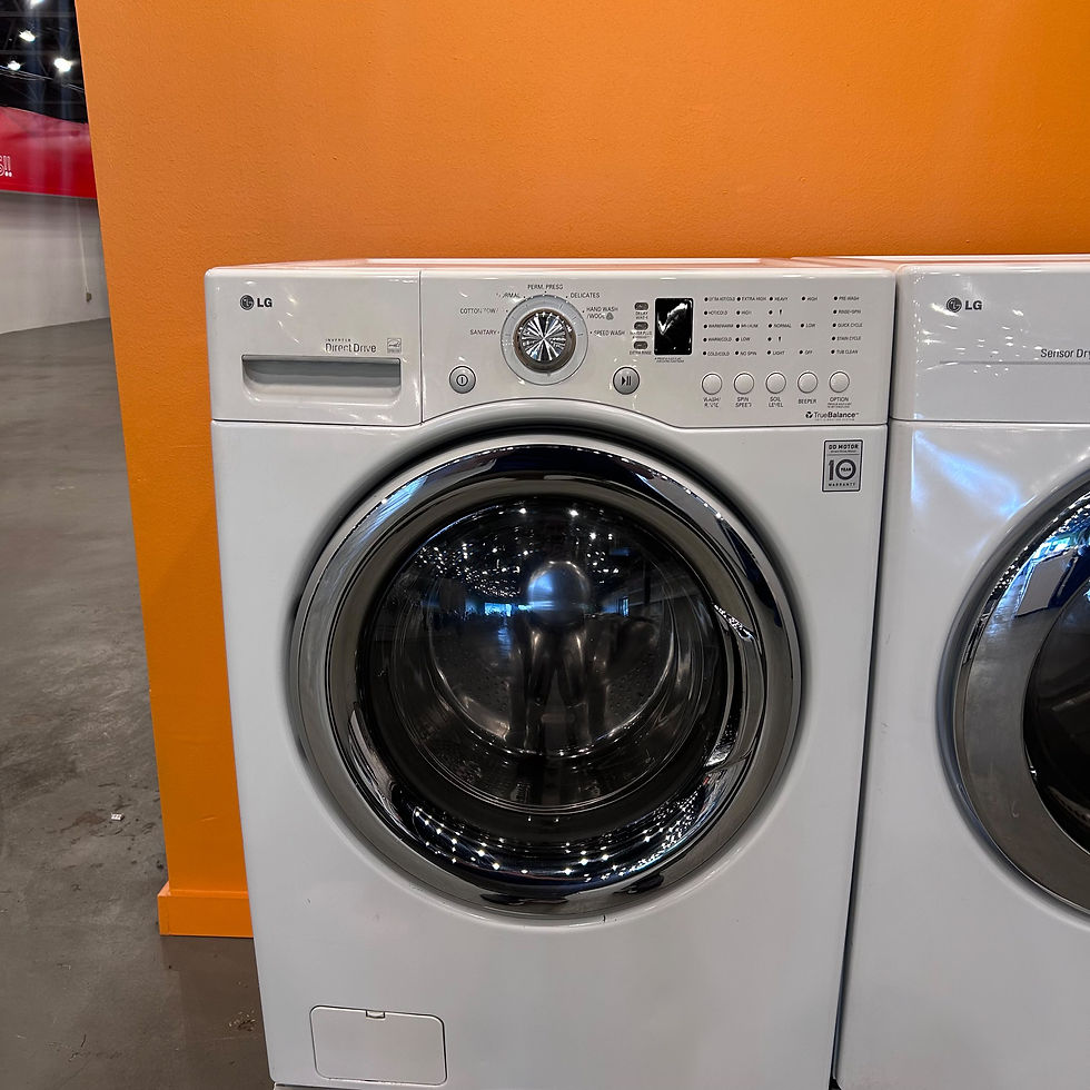 Thumbnail: LG WM2101HW Washer & DLG2102W Gas Dryer 4.0 CF- Refurbished