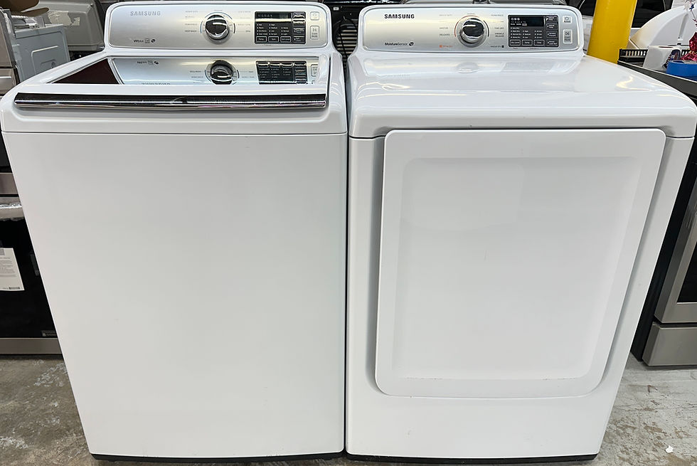 Samsung Refurbished Top load Washer and Dryer 4.5 cuft Irving 1922