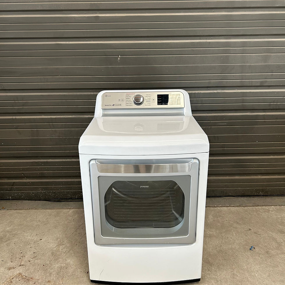 LG DLEX7800WE Electric Dryer 7.3 CF- Refurbished- Austin 9100