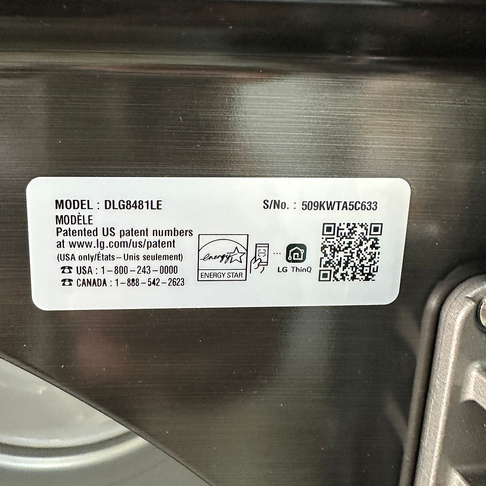 Thumbnail: LG Open Box Gas Dryer 7.3 cuft Irving 5572