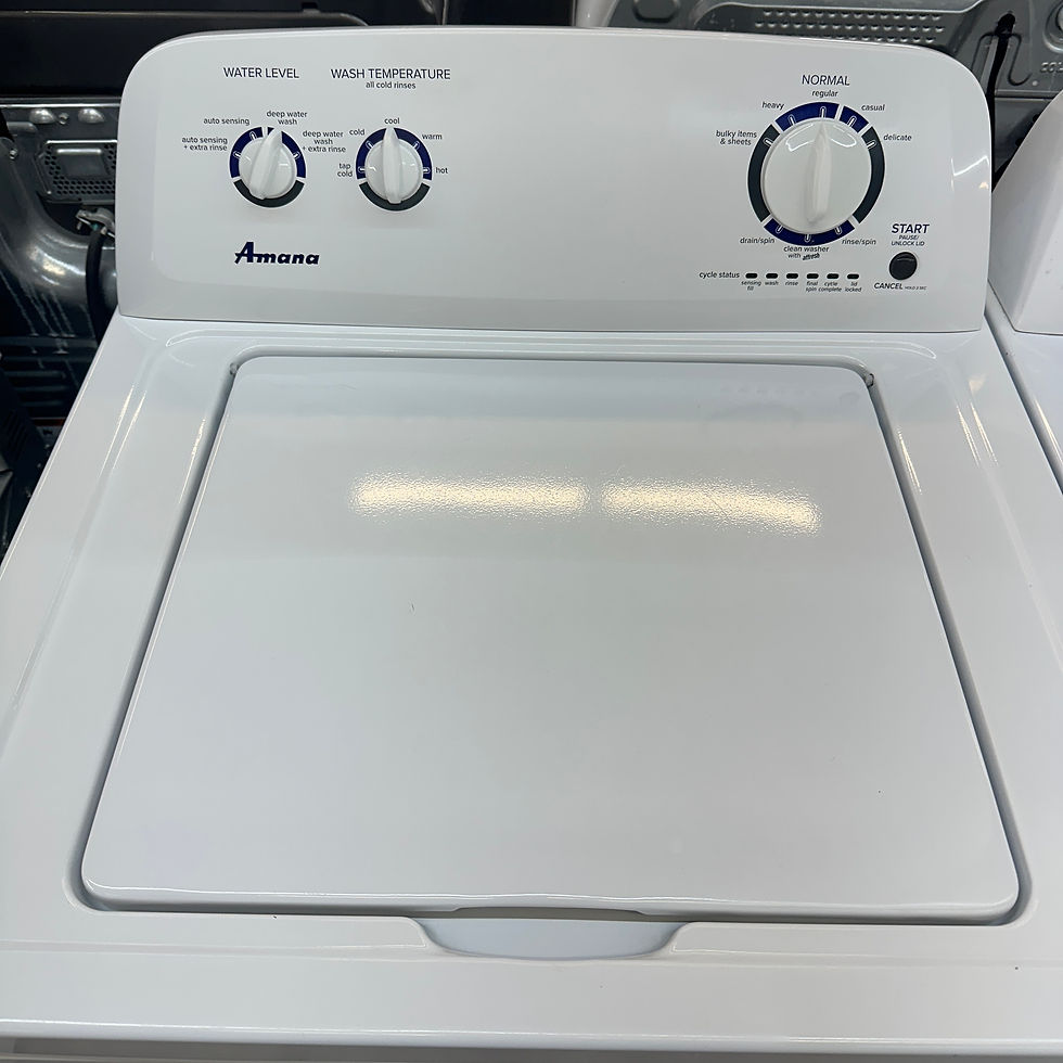Thumbnail: Amana Refurbished Top load Washer and Kenmore Dryer 3.5 cuft Irving 7744