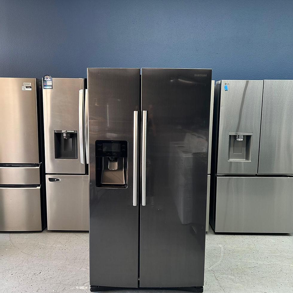 Samsung Refurbished Side by Side Refrigerator 25 cuft Austin 4649