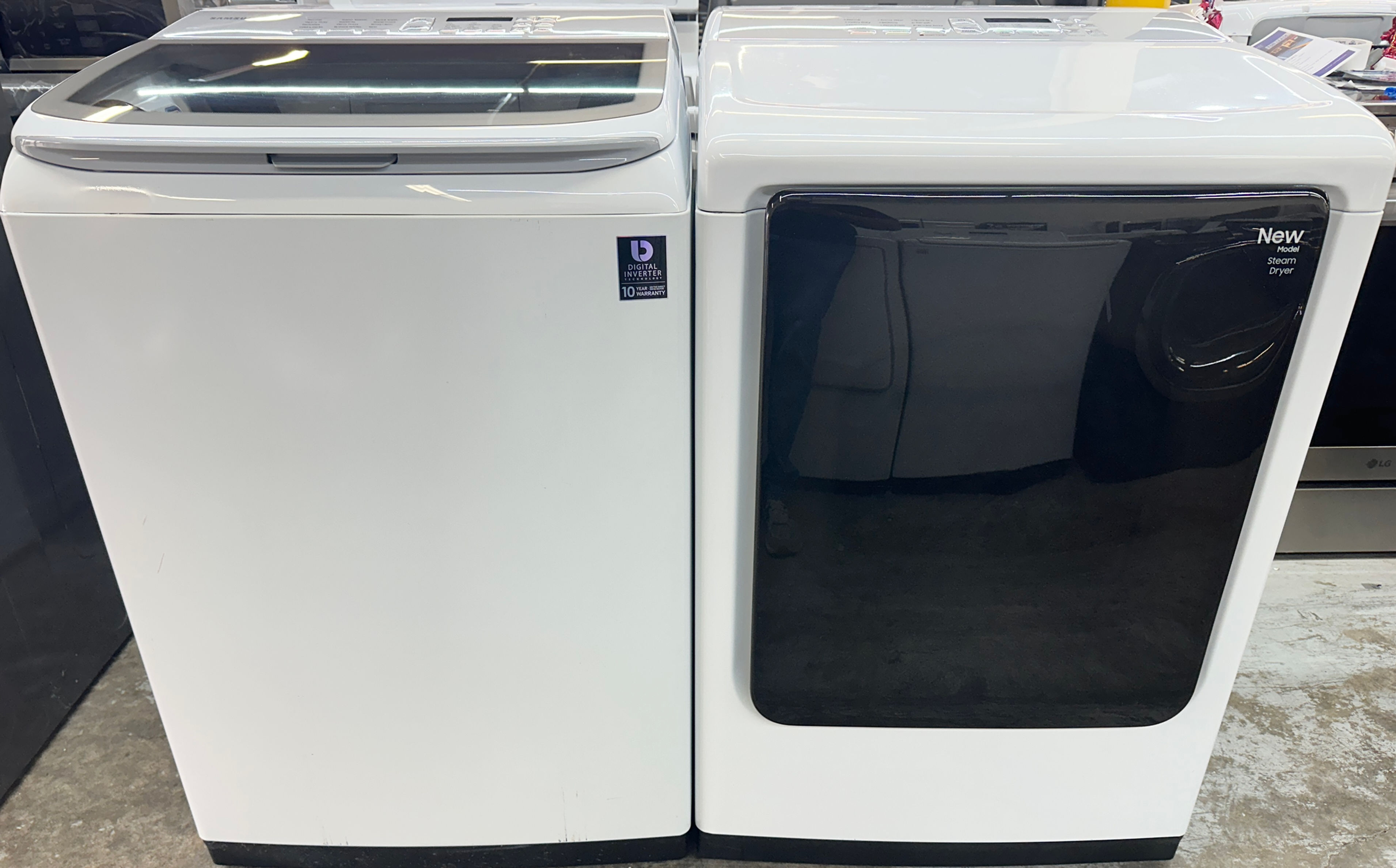 Samsung Refurbished Top load Washer and Dryer 4.5 cuft Irving 4912