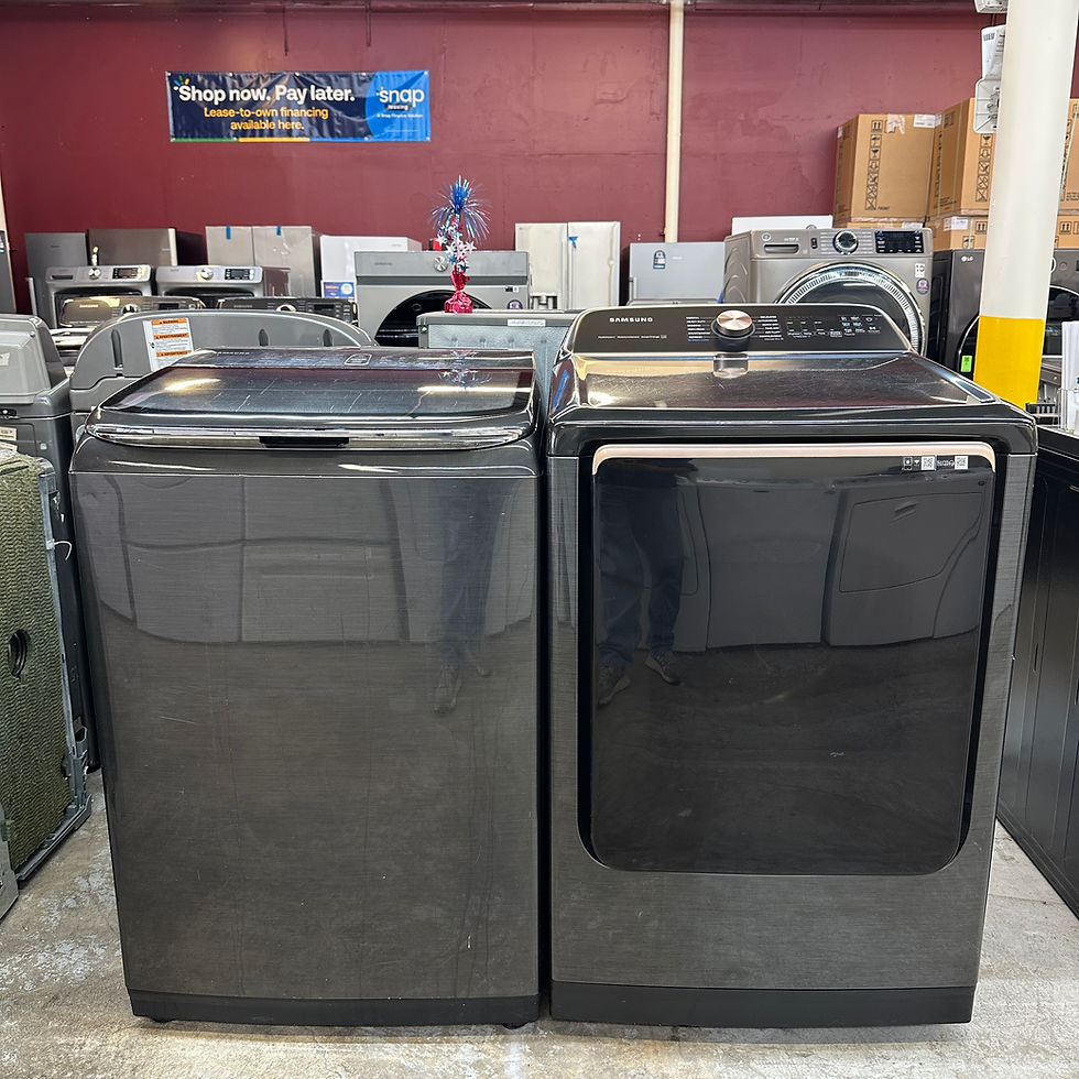 Samsung Refurbished Top load Washer and Dryer 5.4 cuft Irving 1378