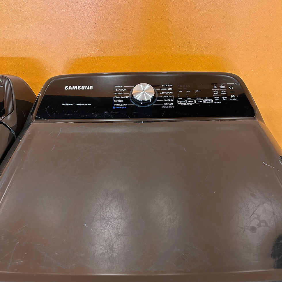 Thumbnail: Samsung WA50R5400AV/US Washer & DVE50R5400V/A3 Electric Dryer 5.0 CF-Refurbished