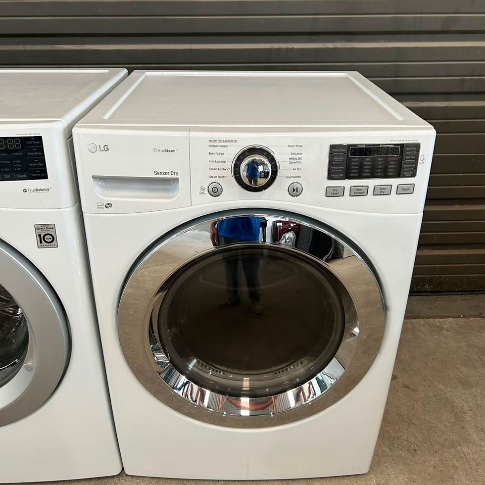 Thumbnail: LG WM3500CW Washer & WM3500CW Electric Dryer 4.5 CF- Refurbished- Austin 1480