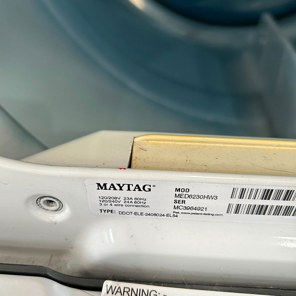 Miniatura: Maytag Refurbished Electric Dryer 7.4 cuft Austin 6001
