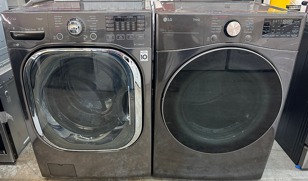 LG Refurbished Front load Washer and Dryer 4.5 cuft Irving 4649