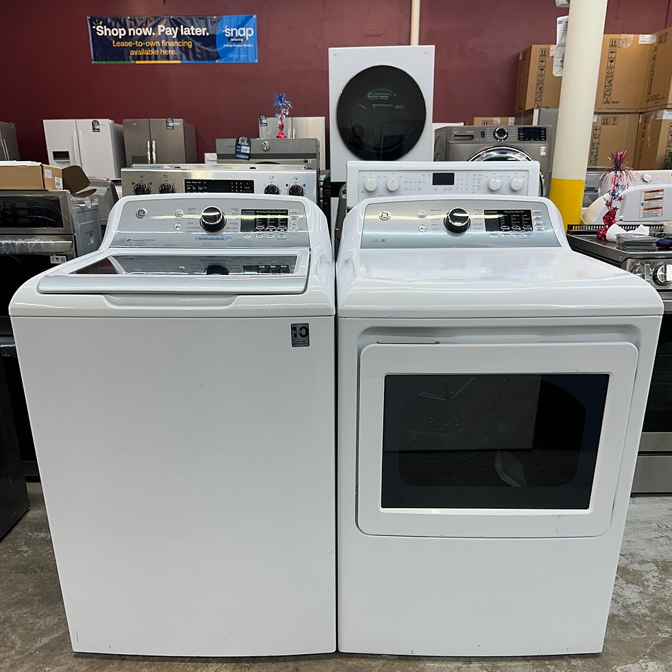 Thumbnail: GE Refurbished Top load Washer and Dryer 4.8 cuft Irving 7712
