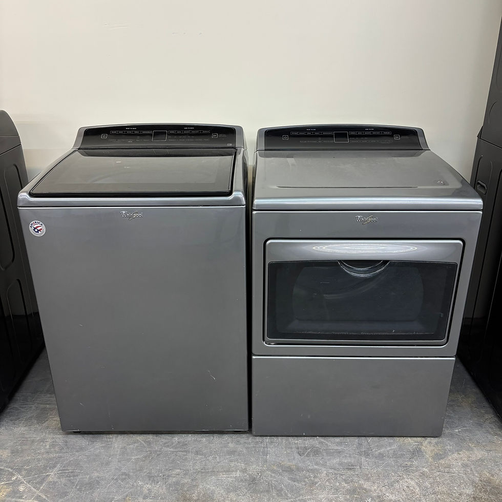 Whirlpool Refurbished Top load Washer and Dryer 4.8 cuft Irving 9917