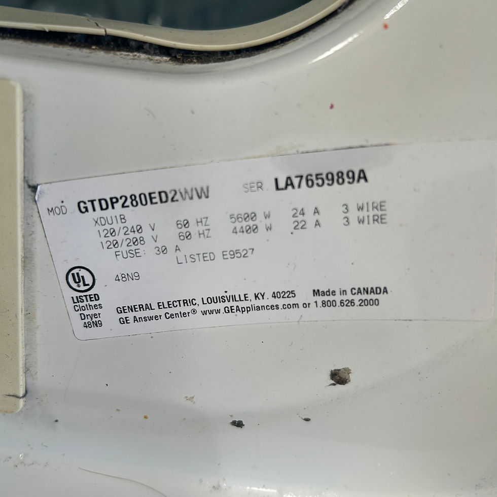 Thumbnail: GE Refurbished Top load Washer and Dryer 3.7 cuft Austin 6512
