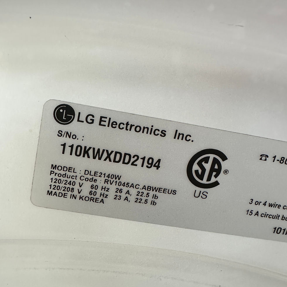 Thumbnail: LG Refurbished Front load Washer and Dryer 4.5 cuft Irving 4991