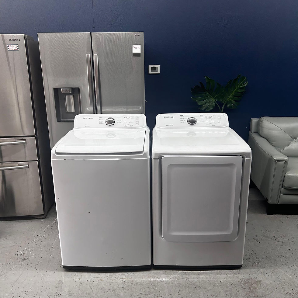 Samsung Washer and Dryer   Austin (Refurbished) 0852