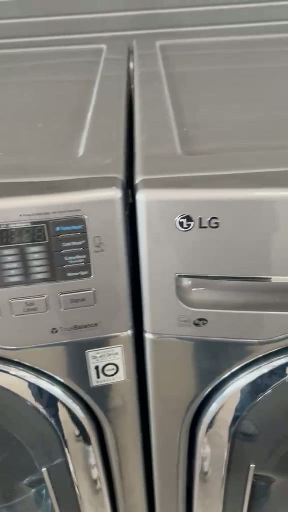 LG Refurbished Front load Washer and Dryer 4.5 cuft Austin 8906