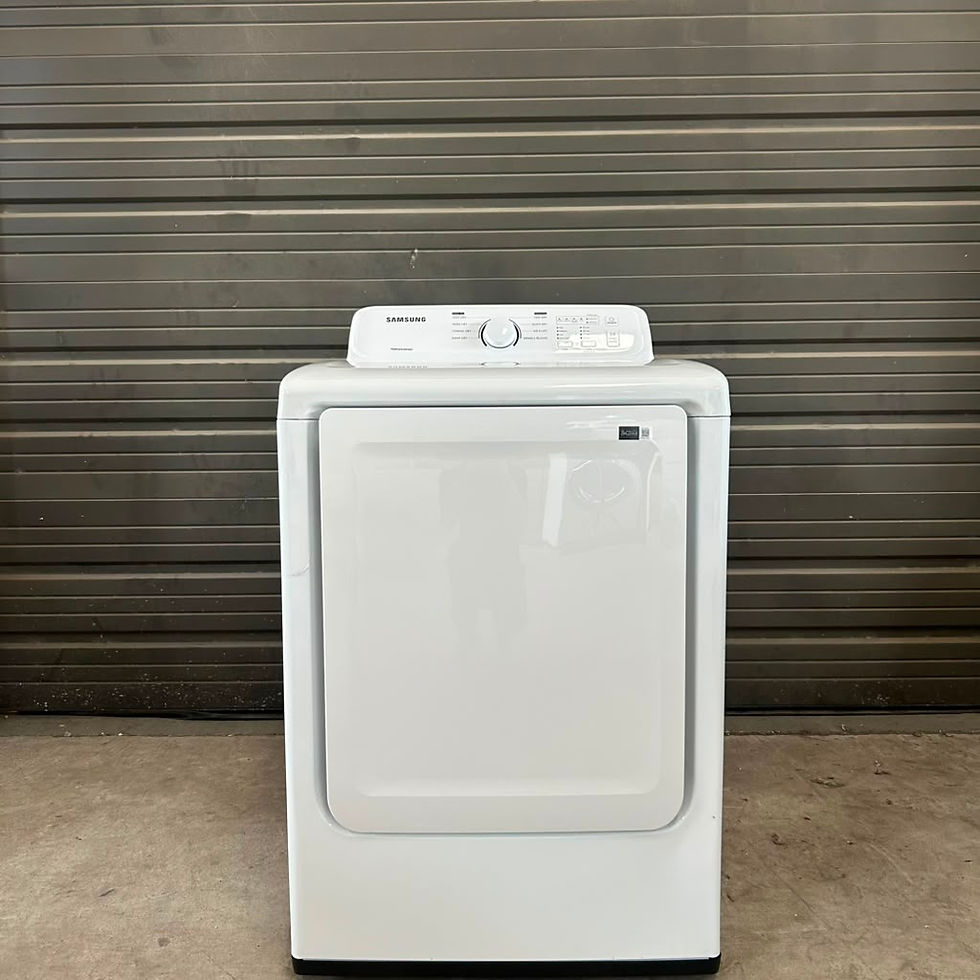 Thumbnail: Samsung Scratch and Dent Electric Dryer 7.2 cuft Austin 7677