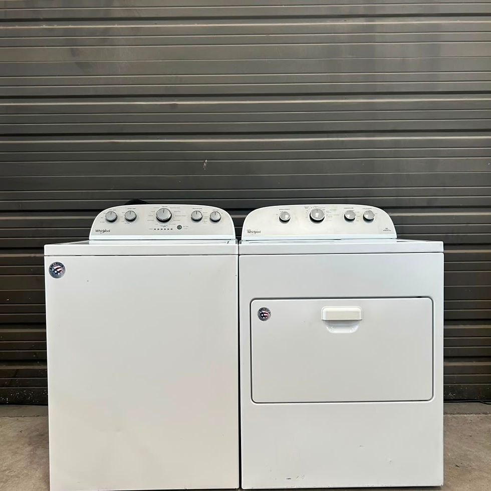 Whirlpool Refurbished Top load Washer and Dryer 4.3 cuft Austin 0366