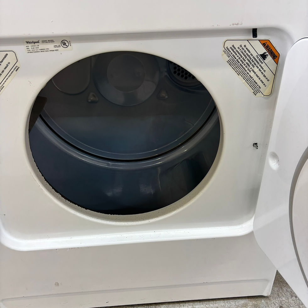 Thumbnail: Whirlpool LSQ8243HQ0 & LER4634JQ0 Electric Dryer 3.4 CF- Refurbished- Irving 501