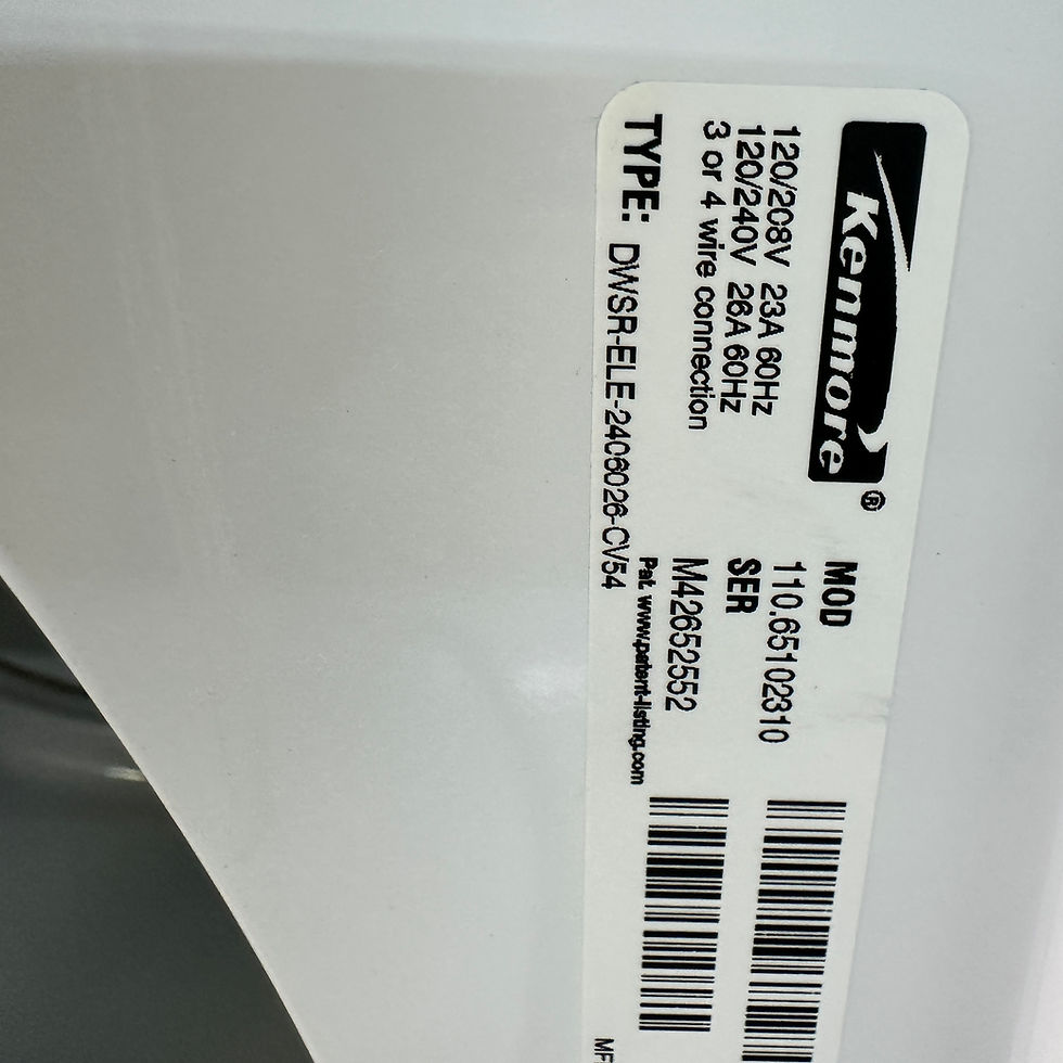 Miniatura: Kenmore Refurbished Top load Washr and Dryer 3.2 cuft Irving 6772