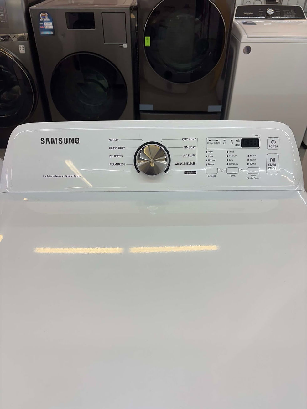 Samsung WA40J3000AW/AA Washer & DVE45T3200W Electric Dryer 4.0 CF- Refurbished