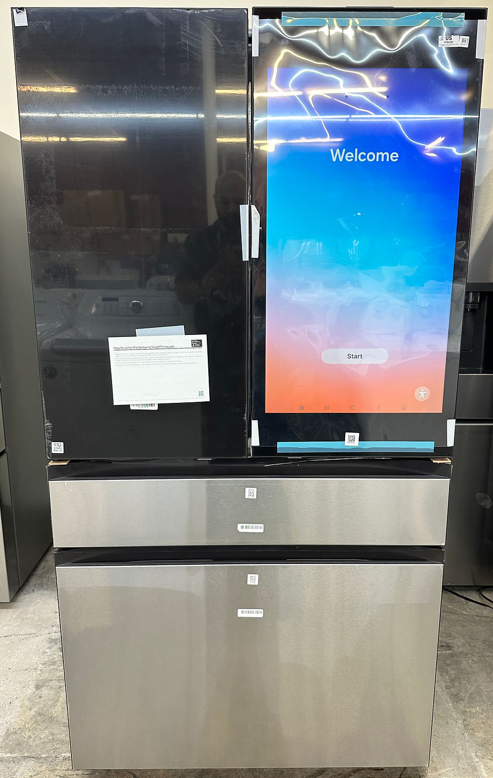 Samsung Bespoke Open Box New French Door Refrigerator 23 cuft Irving 4828