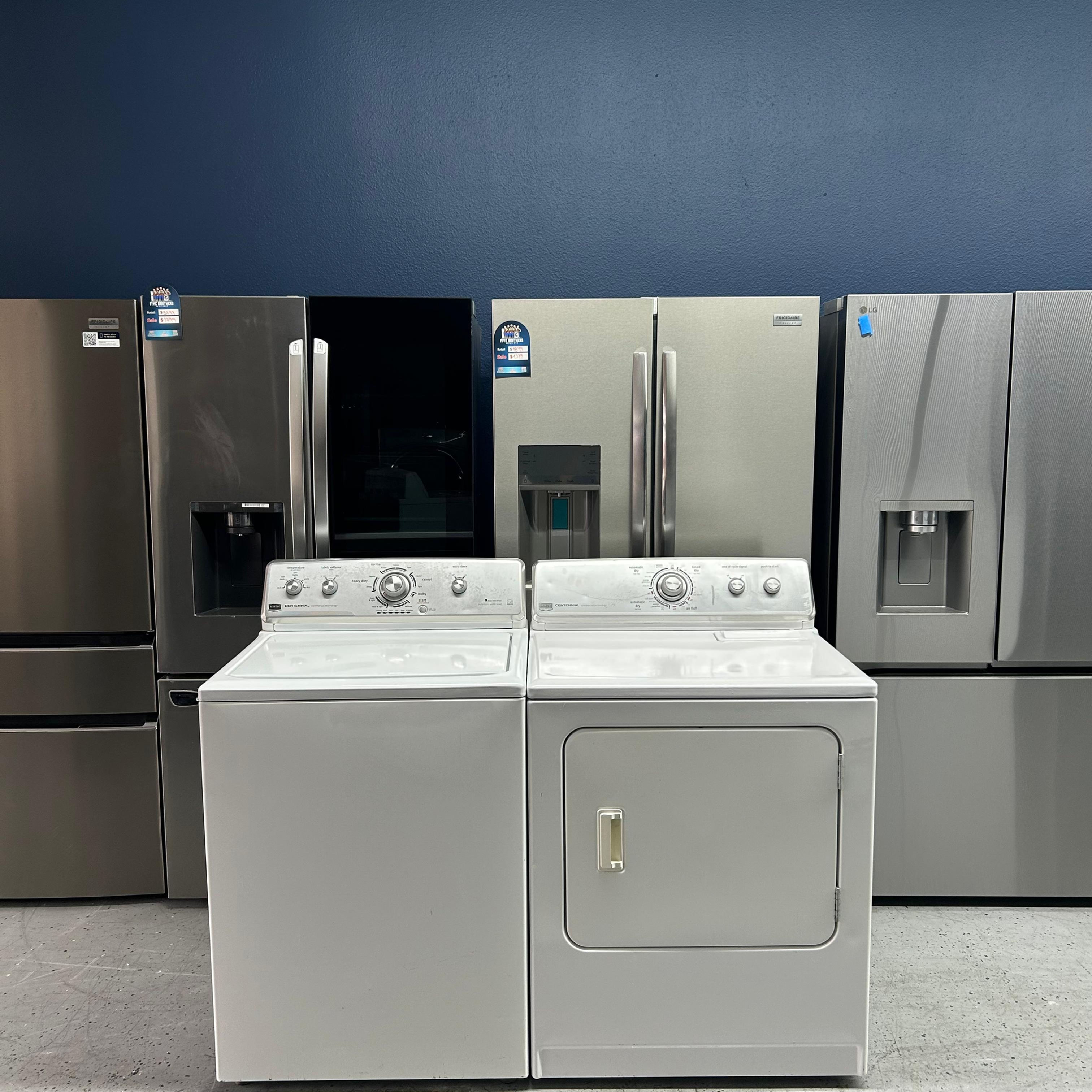 Maytag Refurbished Top load Washer and Dryer 3.8 cuft Austin 0377