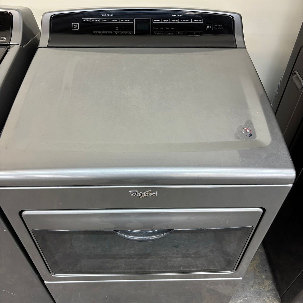 Thumbnail: Whirlpool Refurbished Top load Washer and Dryer 4.8 cuft Irving 9917