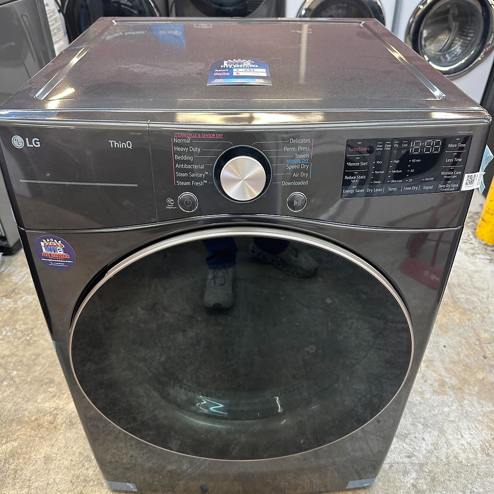 Miniatura: LG DLEX4000B Smart Electric Dryer 7.4 CF- Scratch & Dent - Irving 4111