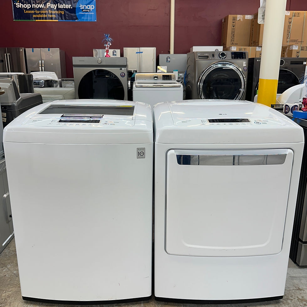 LG Refurbished Top load Washer and Dryer 4.1 cuft Irving 6805