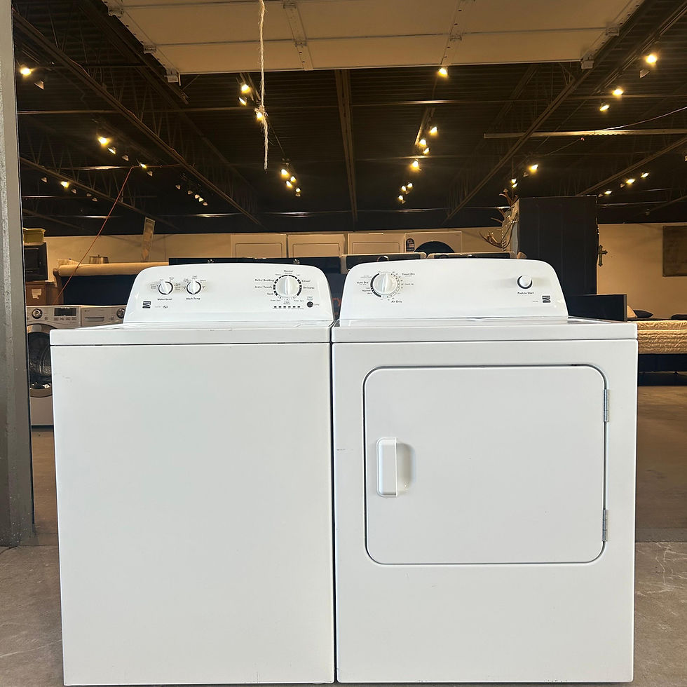 Miniatura: Kenmore Refurbished Top load Washer and Dryer 3.2 cuft Austin 5176