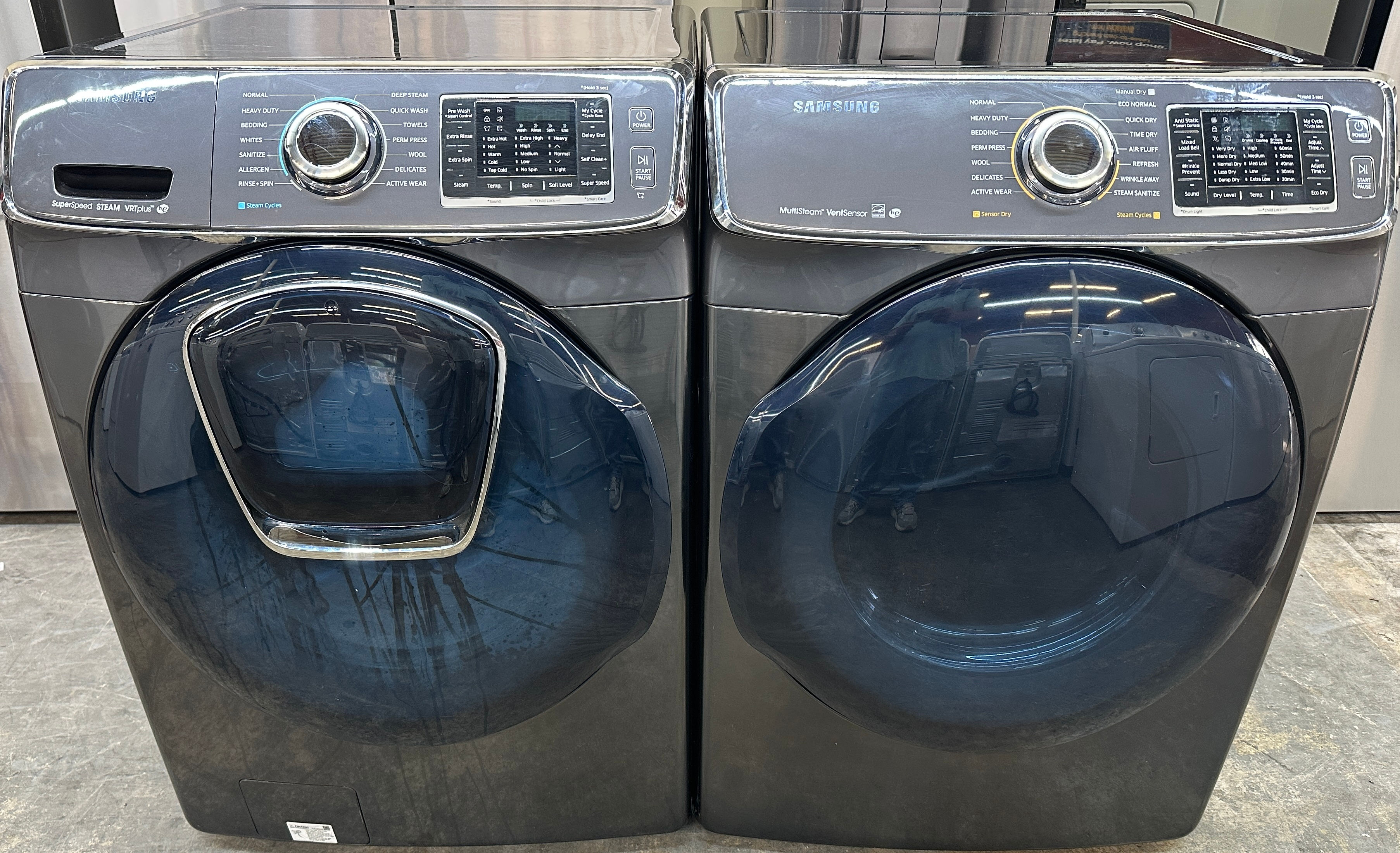 Samsung Refurbished Front Load Washer and Dryer 4.5 cuft Irving 9090