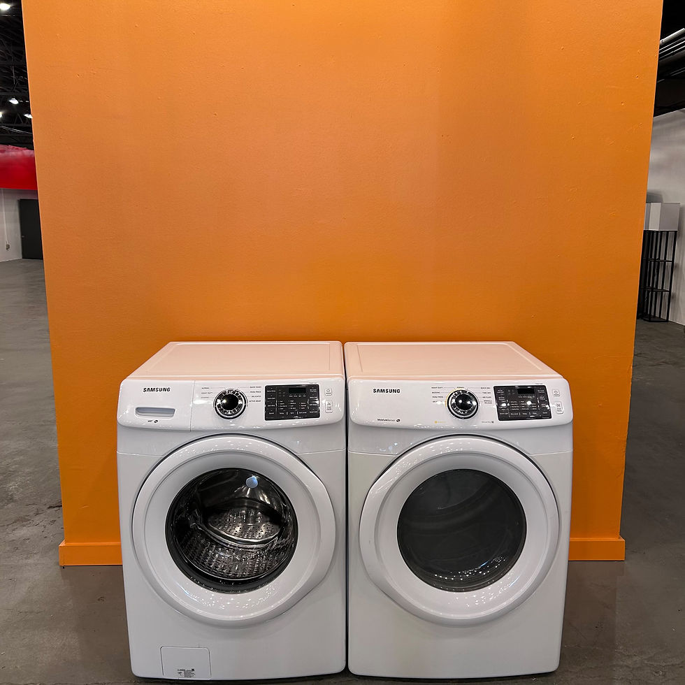 Thumbnail: Samsung WF42H5000AW/A2 Washer& DV42H5000EW/A3 Electric Dryer 4.2 CF- Refurbished
