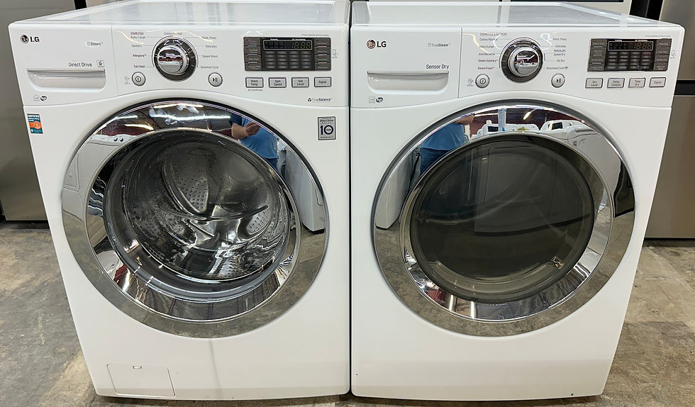 LG Refurbished Front load Washer and Dryer 4.3 cuft Irving 5577