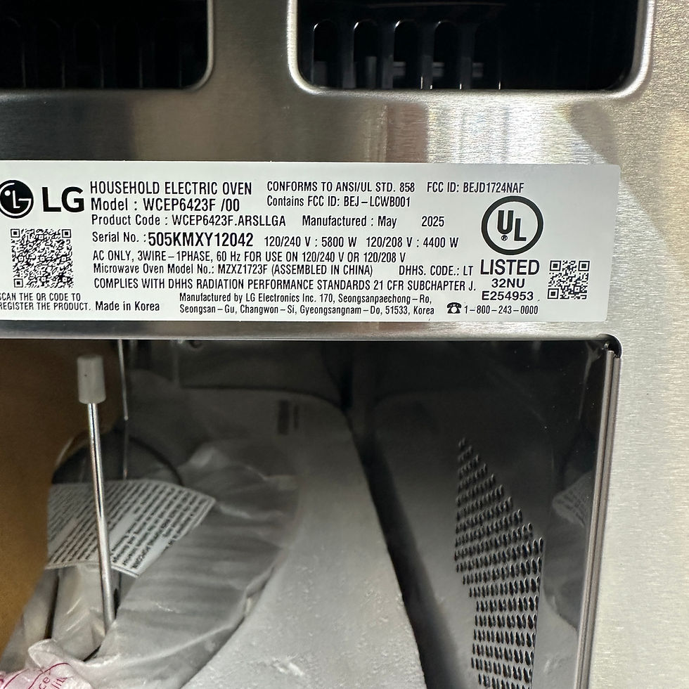 Miniatura: LG Open Box New Double Wall Oven 9.4 cuft Irving 6582