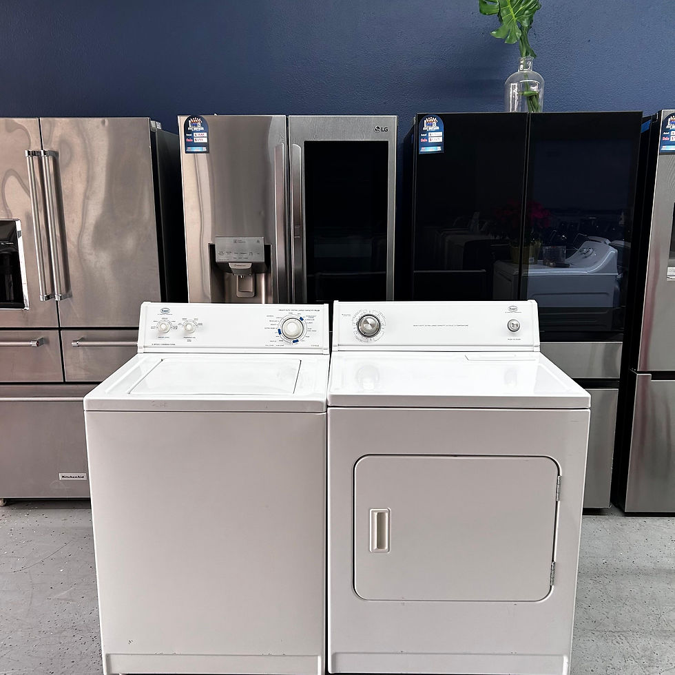 Roper Refurbished Top load Washer and Dryer 3.2 cuft Ausin 7119