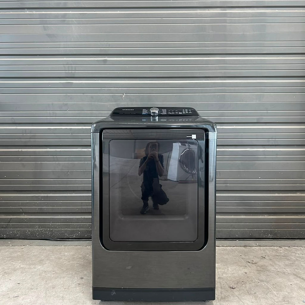 Thumbnail: Samsung Scratch and Dent Electric Dryer 7.4 cuft Austin 6882