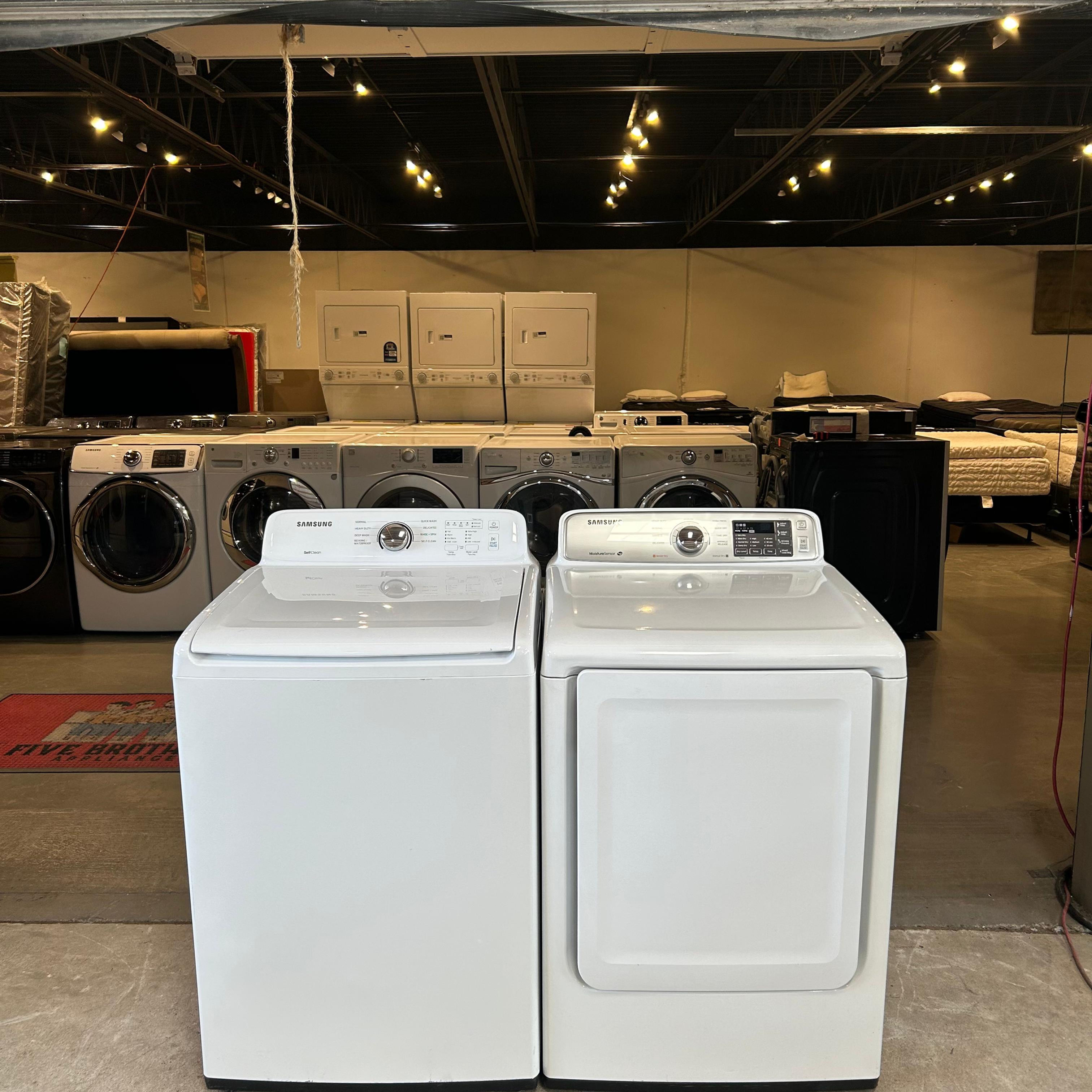 Samsung Refurbished Top load Washer and Dryer 4.5 cuft Austin 4200