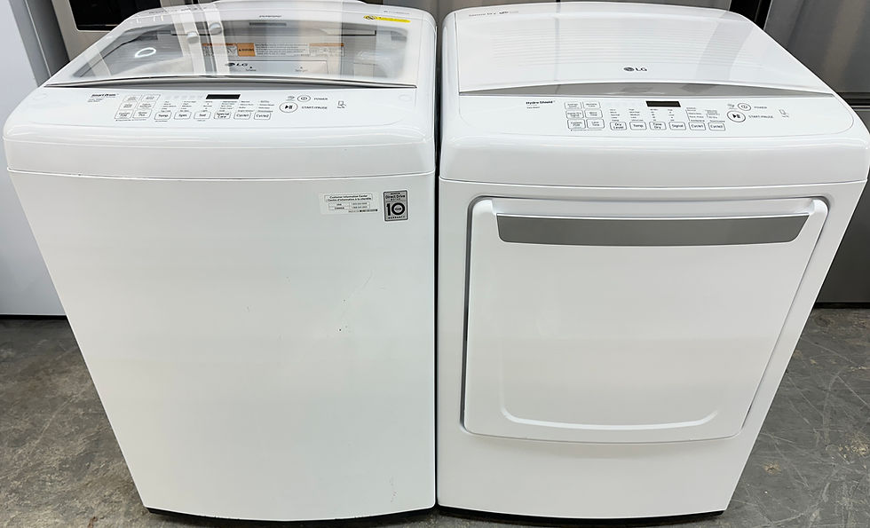 LG Refurbished Top load Washer and Dryer 4.1 cuft Irving 5002