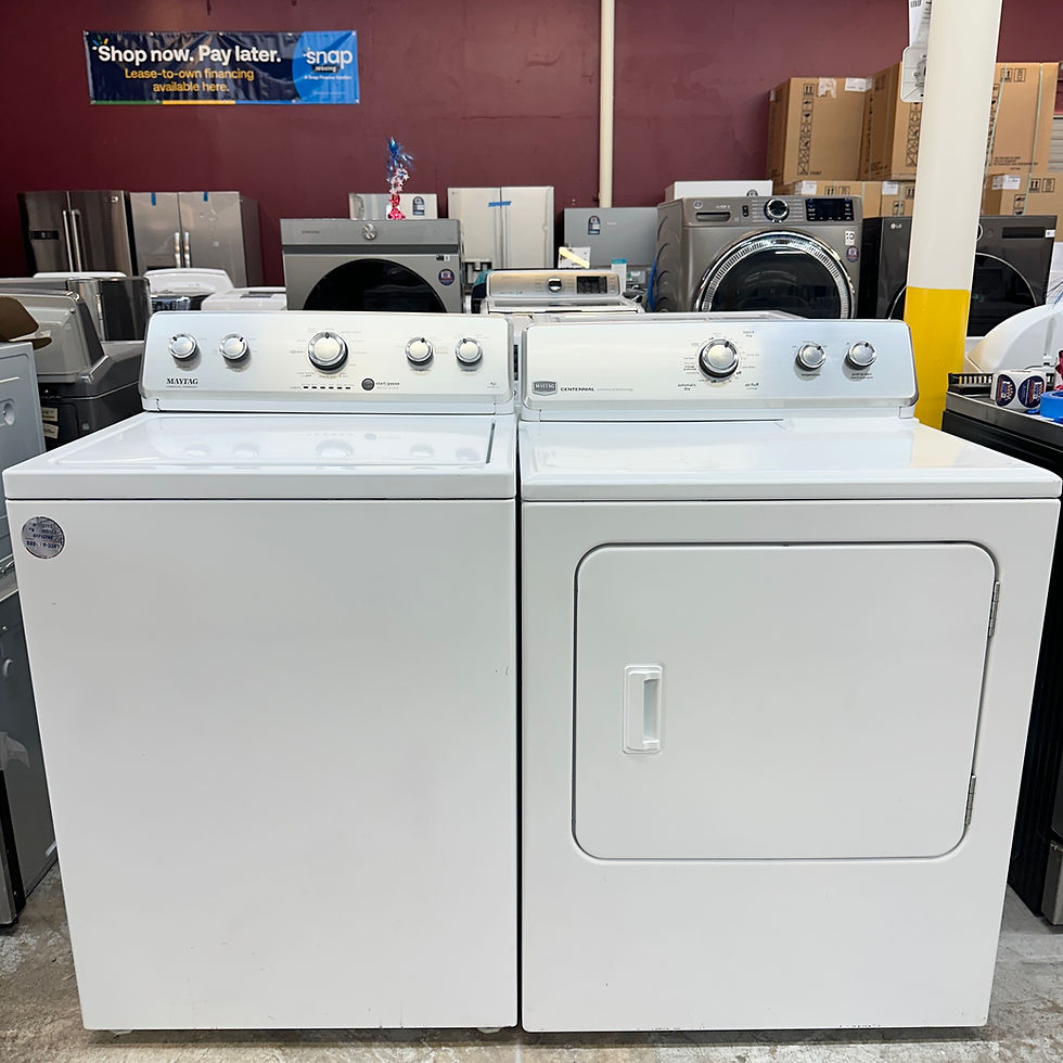 Maytag Refurbished Top load Washer and Dryer 4.2 cuft Irving 0209