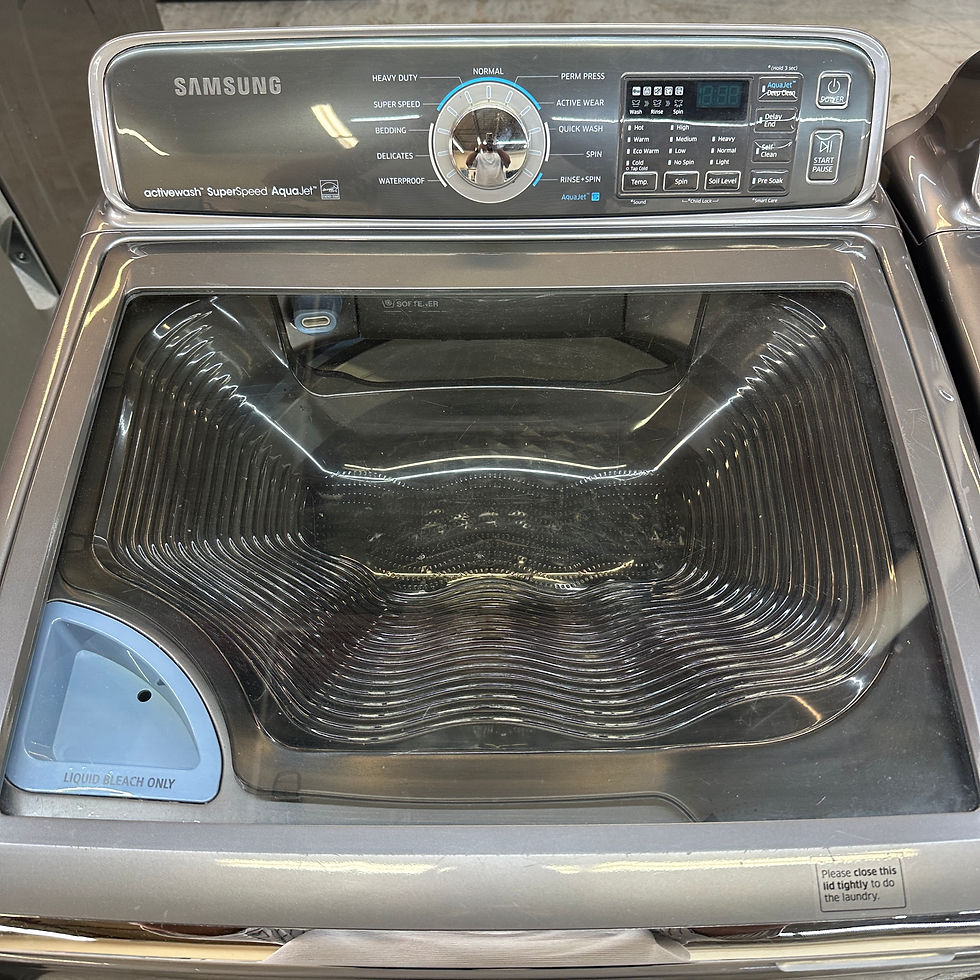 Miniatura: Samsung Refurbished Top load Washer and Dryer 4.8 cuft Irving 6587