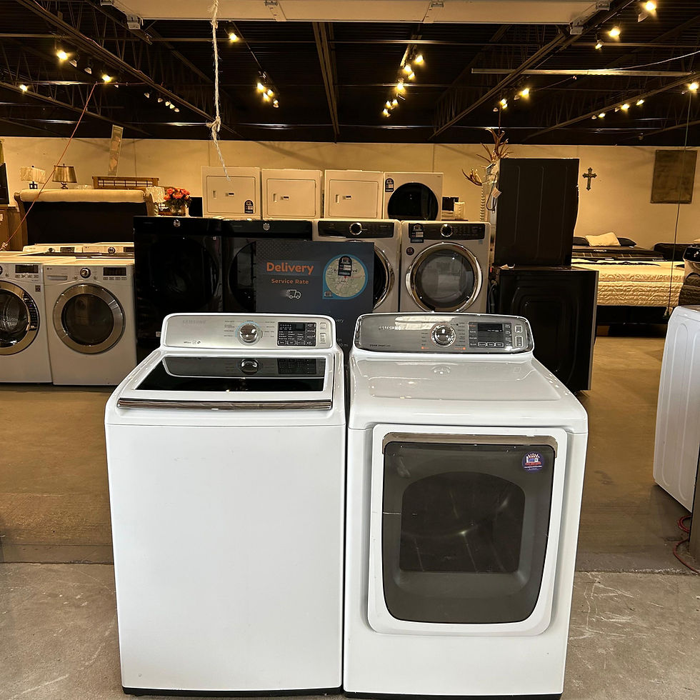 Samsung Refurbished Top load Washer and Dryer 4.5 cuft Austin 4777