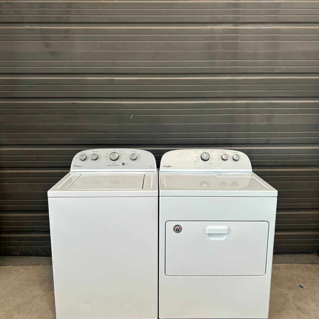 Whirlpool WTW4815EW1 & WED4950HW0 Electric Dryer 3.5 CF- Refurbished-Austin 5547