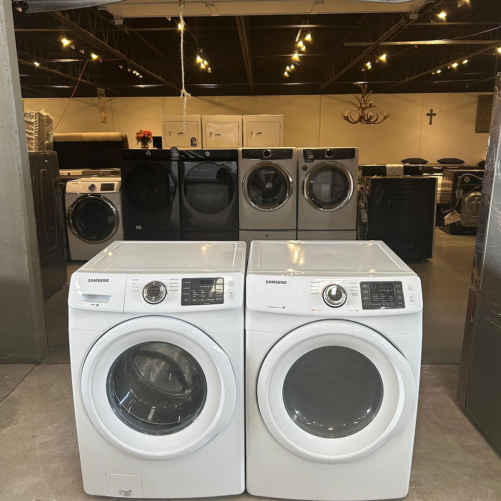 Samsung Refurbished Front load Washer and Dryer 4.2 cuft Austin 5850