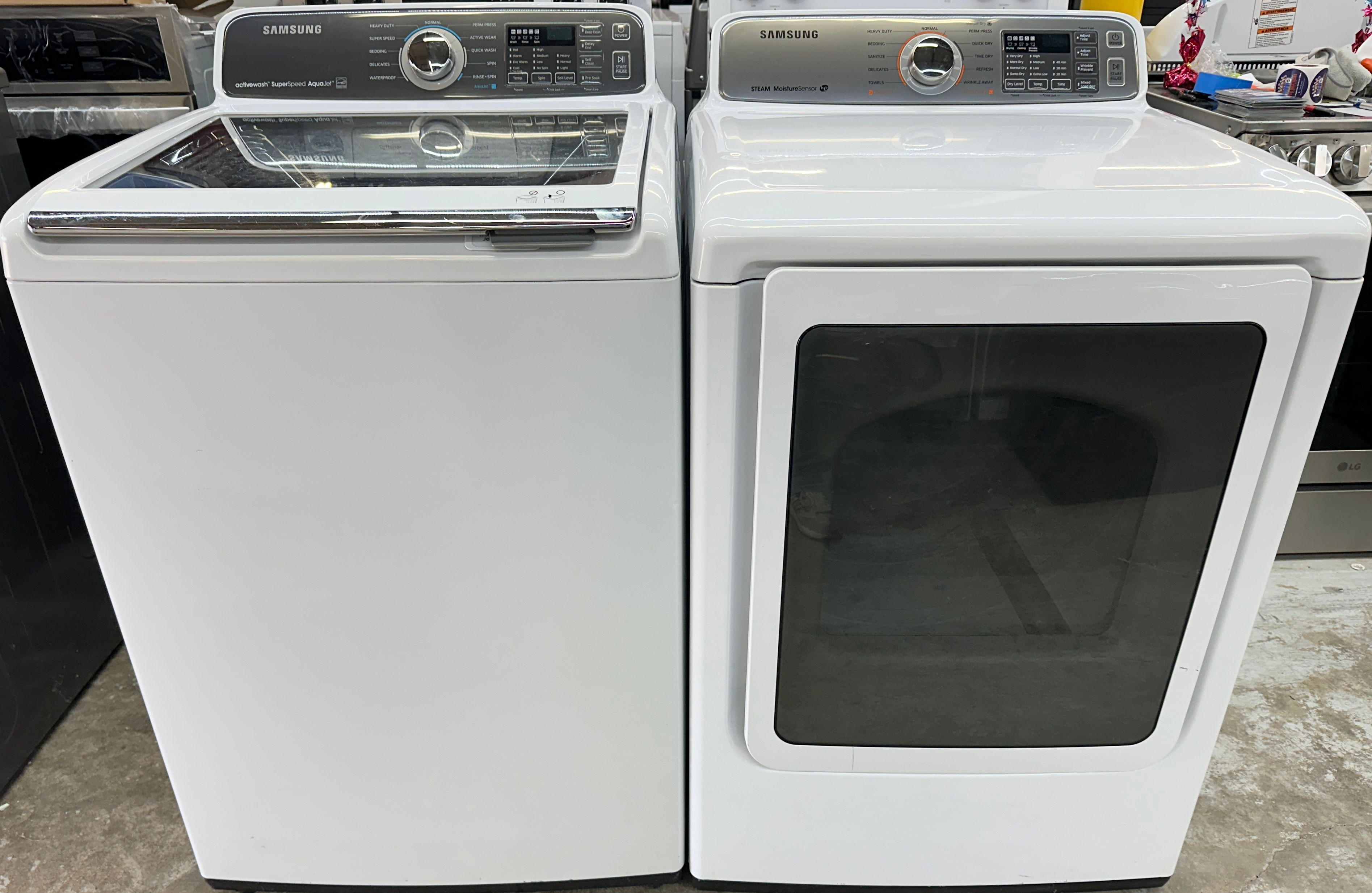 Samsung Refurbished Top load Washer and Dryer 5.0 cuft Irving 0228