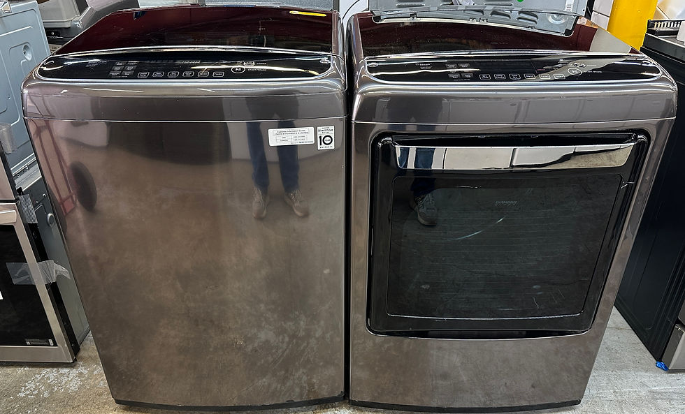 LG Refurbished Top load Washer and Dryer 5.0 cuft Irving 4600