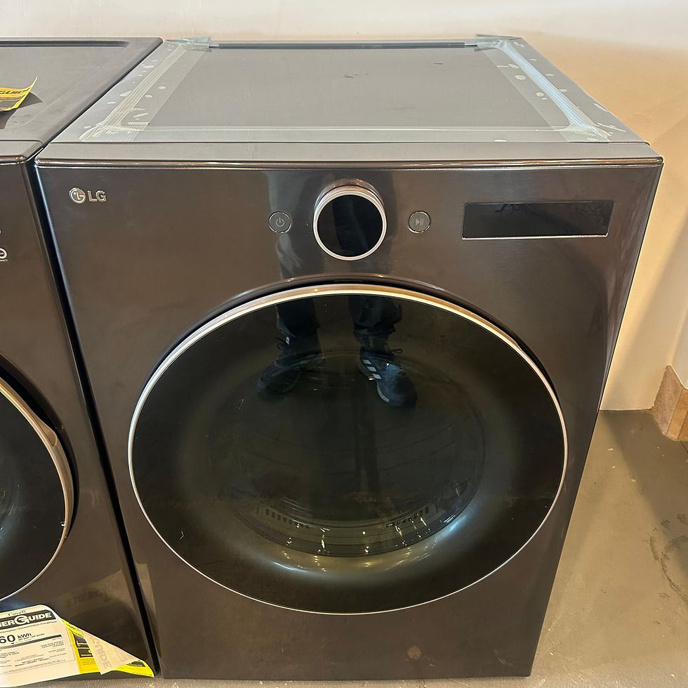 Thumbnail: LG WM6500HBA Washer & DLGX6501B Gas Dryer 5.0 CF- Scratch & Dent- Austin 8283