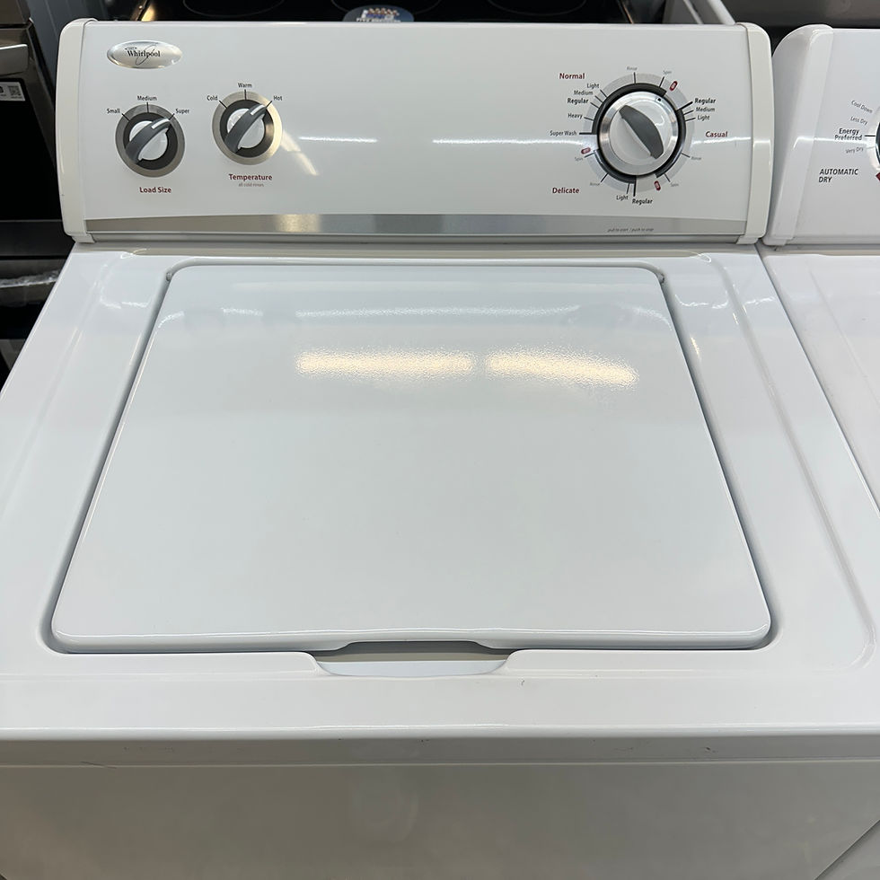 Thumbnail: Whirlpool Refurbished Top load Washer and Dryer 3.2 cuft Irving 5808