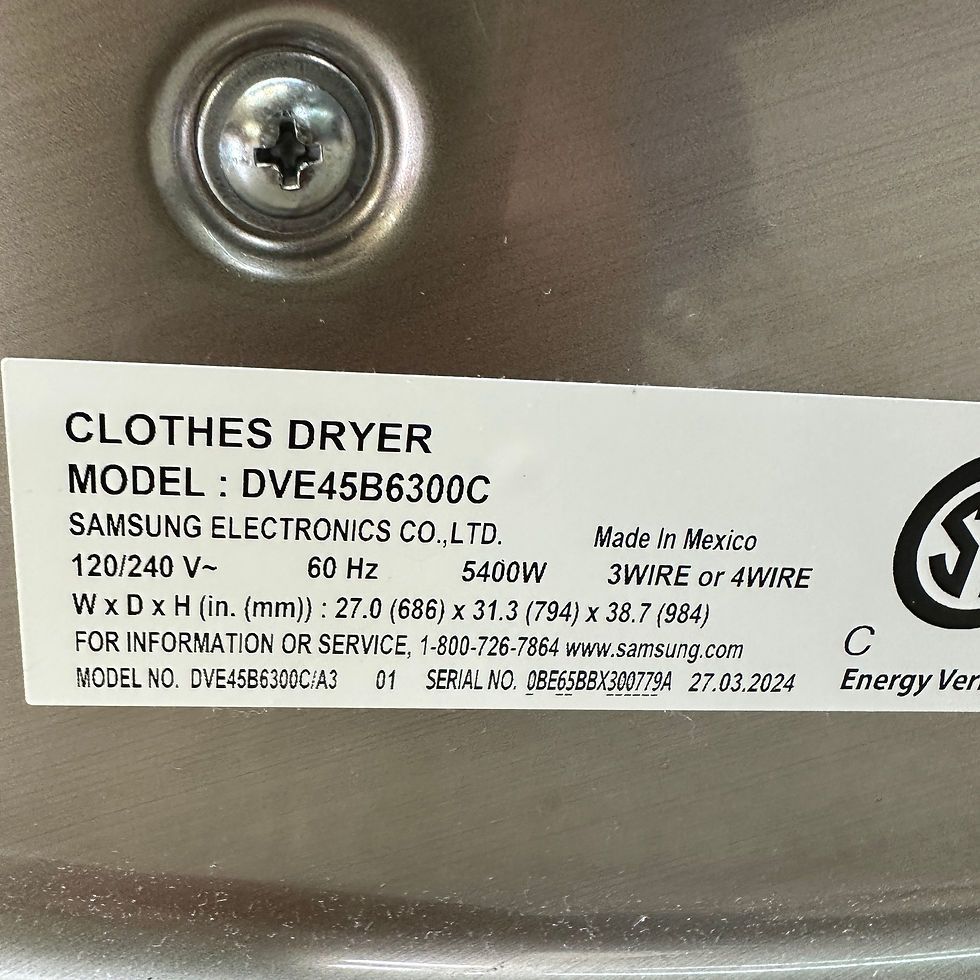Thumbnail: Samsung Refurbished Front load Washer and Dryer 4.5 cuft Irving 1288