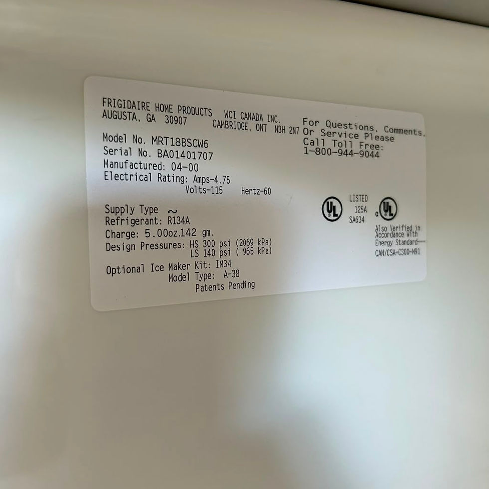 Thumbnail: Frigidaire Refurbished Top Freezer Refrigerator 18 cuft Austin 9188