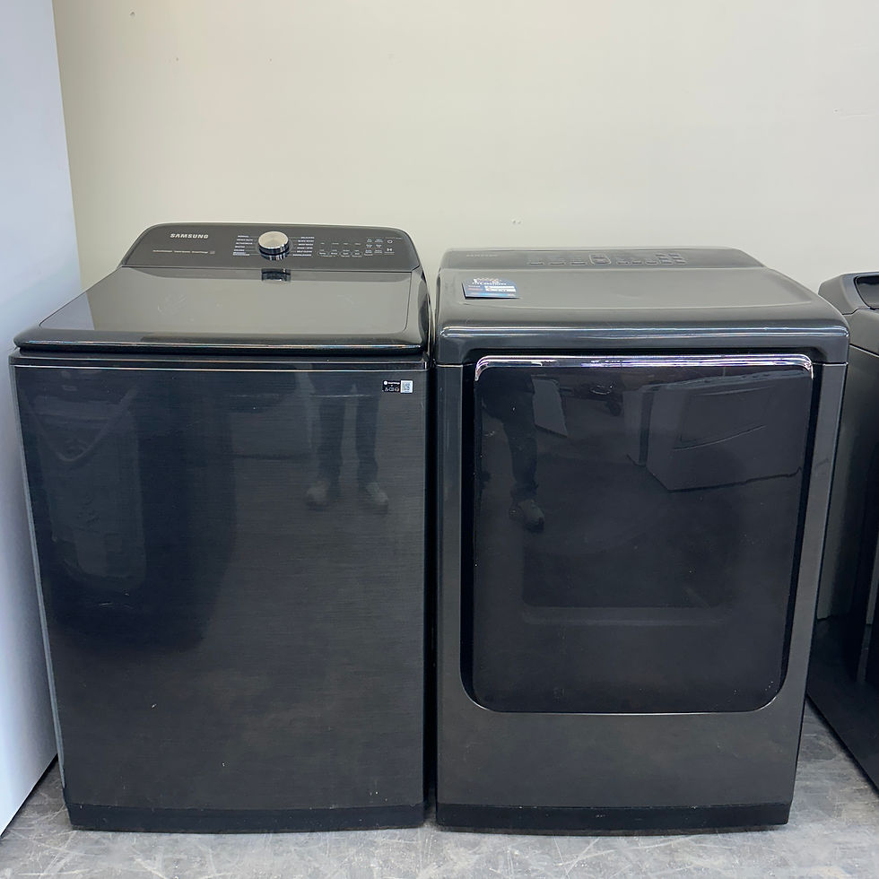 Samsung Refurbished Top load Washer and Dryer 5.2 cuft Irving 6465