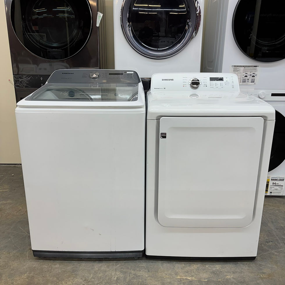 Samsung Refurbished Top load Washer and Dryer 5.0 cuft Irving 4029